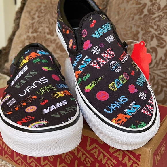 Vans Classic Slip On Disruptive Black/True White M - Picture 9 of 16